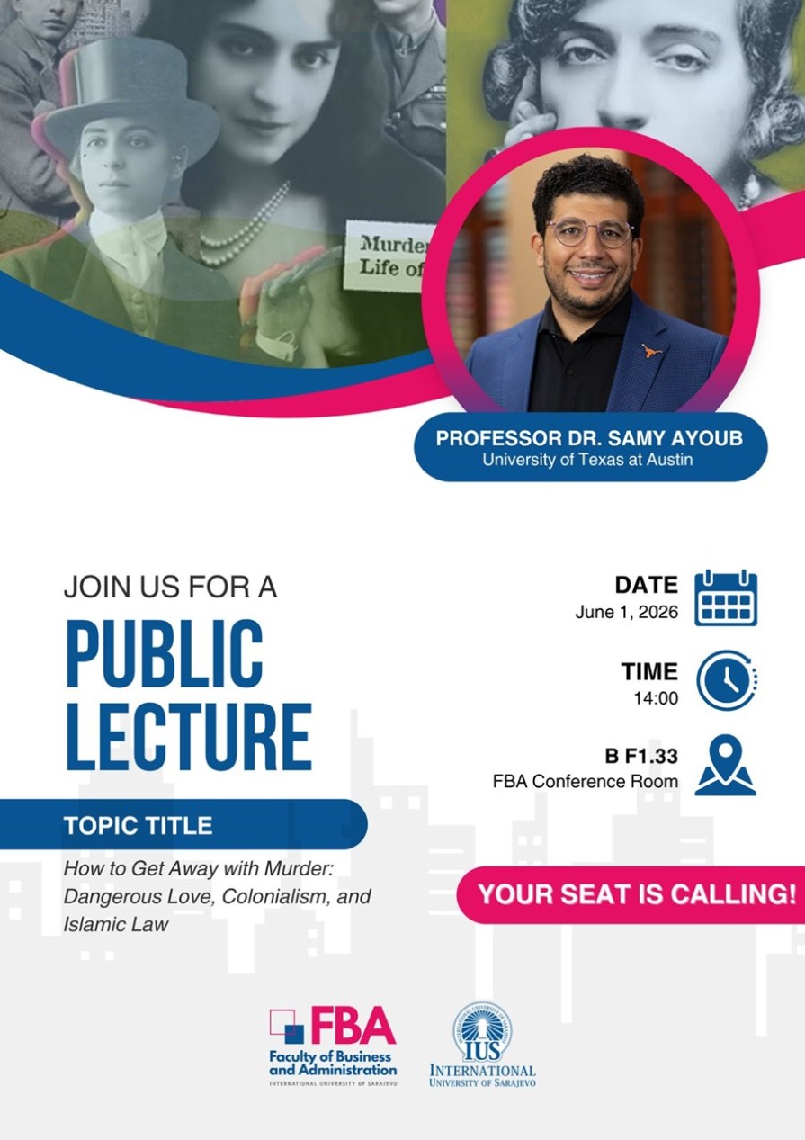 FBA public lecture: How to Get Away with Murder: Dangerous Love, Colonialism, and Islamic Law FBA public lecture: How to Get Away with Murder: Dangerous Love, Colonialism, and Islamic Law