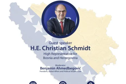 Panel Discussion: The Role and Evolution of International Engagement in Bosnia and Herzegovina by H.E. Christian Schmidt, High Representative for Bosnia and Herzegovina