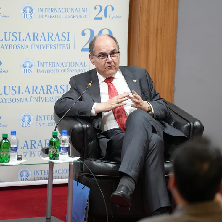 IUS Hosts High Representative Christian Schmidt for Panel on International Engagement in Bosnia and Herzegovina